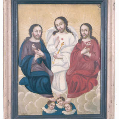 La Trinidad (The Trinity) (Retablo)