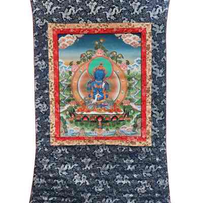 Vajradhara (Manifestation of Primordial Buddha Essence) Thangka