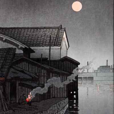 Daimotsu, Amagasaki in the Moonlight