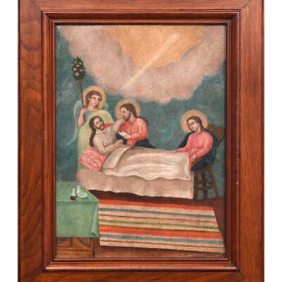The Death of St. Joseph (Retablo)