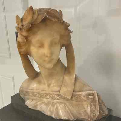 Alabaster Bust of a Woman