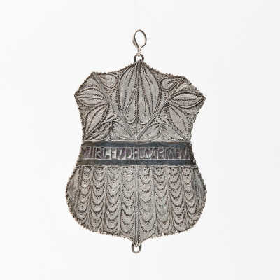 Spanish Colonial Carmelite Silver Scapular