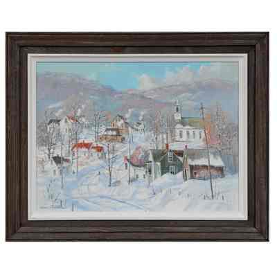 Untitled (New England Village)
