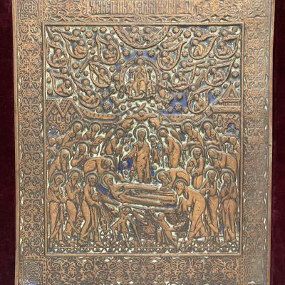 Russian Icon of the Dormition