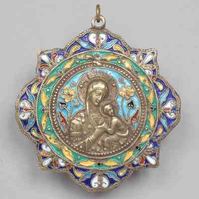 Madonna and Child Pendant