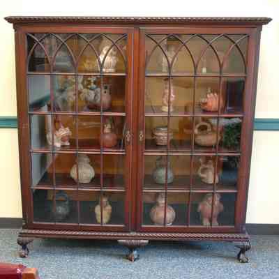 19th-c. Mahogany Bookcase