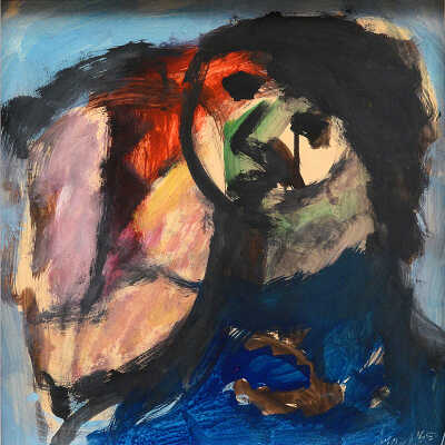 Abstract Painting of a Child