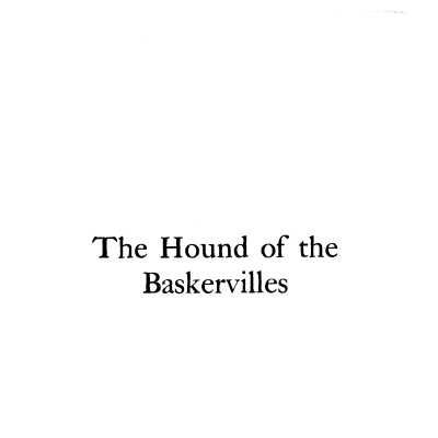 The Hound of the Baskervilles