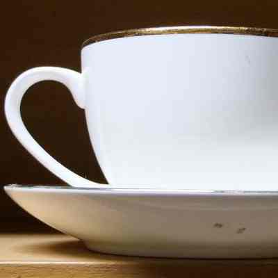 Cup and Saucer- Gold Trim