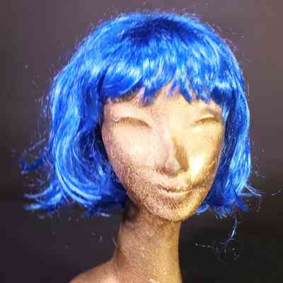 Wig- Blue Bob