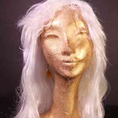 Wig- Long white
