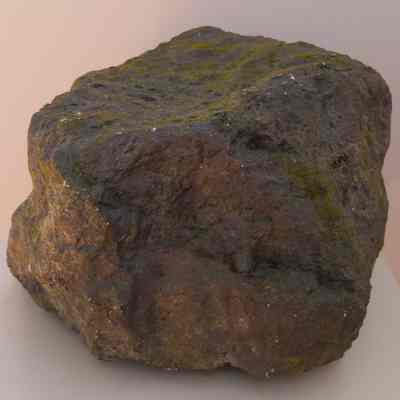 Rock- Granite with Moss