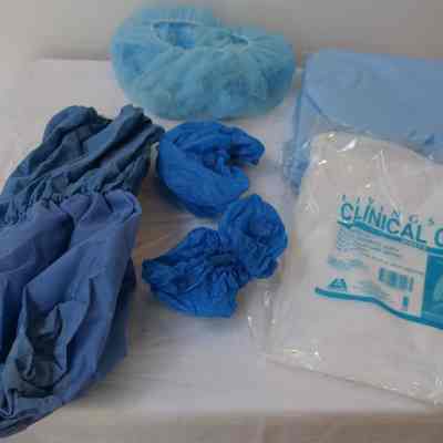 Disposable- Head covers, gowns and booties