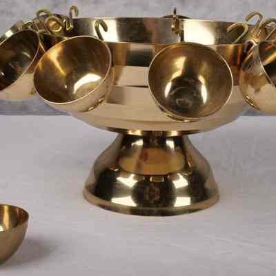 Can be used with Large brass bowl