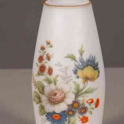 Vase- Painted glass