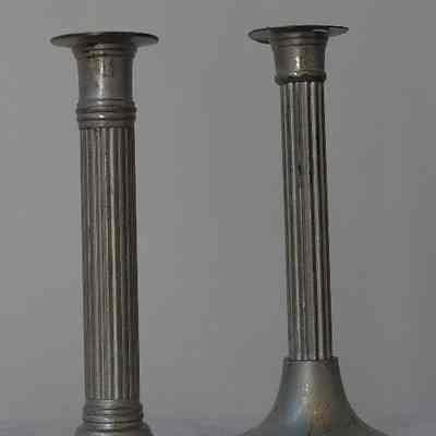 Candlestick Holders- Silver