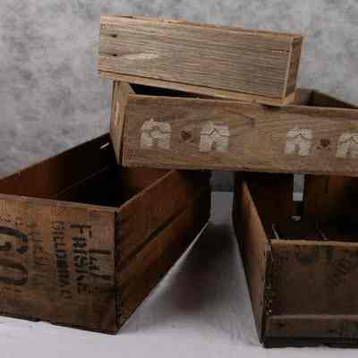 Crates- Wooden