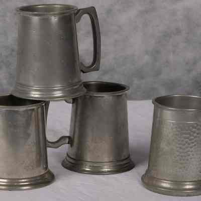 Tankards- Pewter