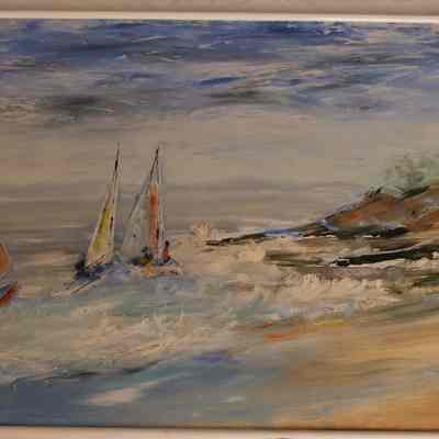 Painting on board