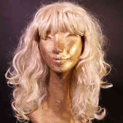 Wig- Long curly with Fringe "Ana-rchy