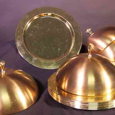Plates- platters with cloches
