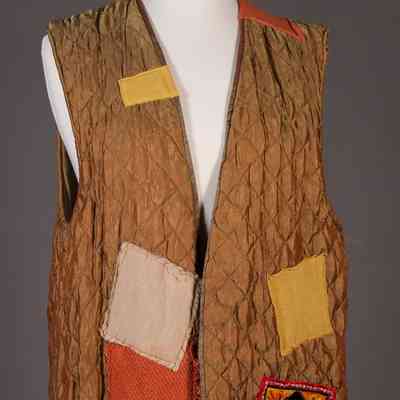 Vest- quilted with patches