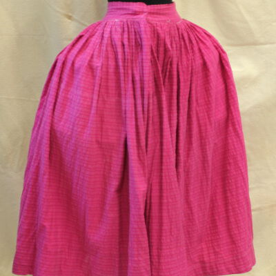 cotton skirt with built in side panniers