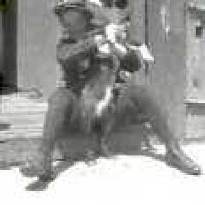 Man with dog
