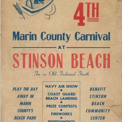 July 4 Marin County Carnival at Stinson Beach