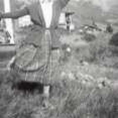 Dancer in field