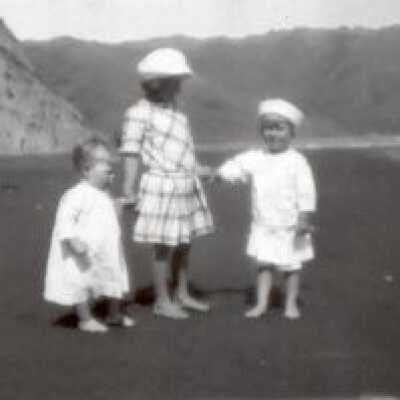 Children at the beach