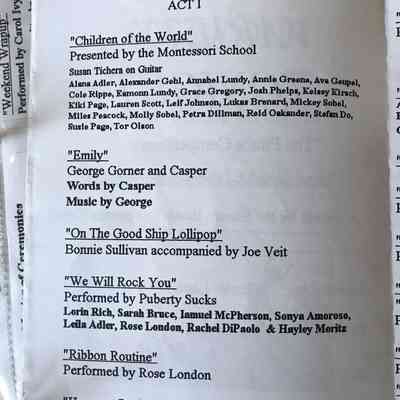 1996 Variety Show