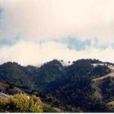 Snow on hilltop