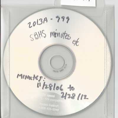 SBHS Minutes etc.