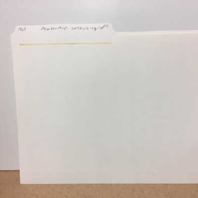 Progressive Club Membership 1969