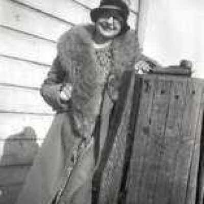 Woman in coat