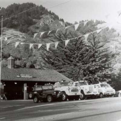 SBVFD fire trucks at fire station