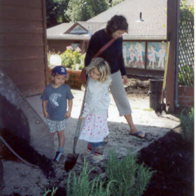 Planting Day at Community Center