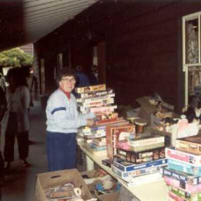 Rummage Sale 1982 Games and Toys Dept.