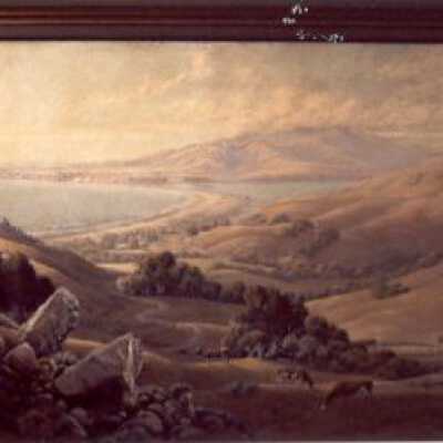 Landscape painting of Stinson Beach