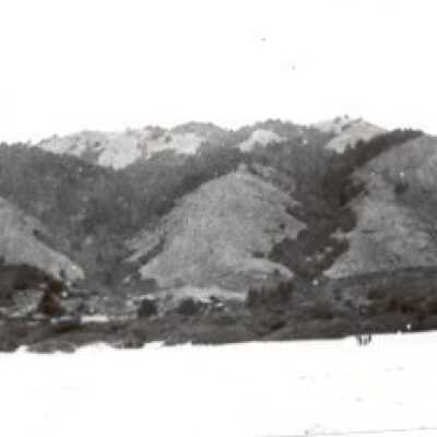 Ridge Viewed from Beach