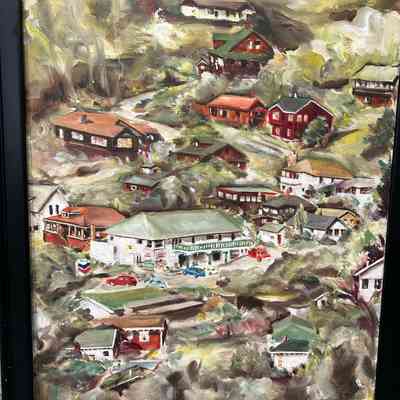 Stinson Beach painting