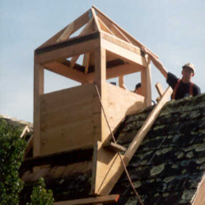 Construction of Chapel Bell Tower