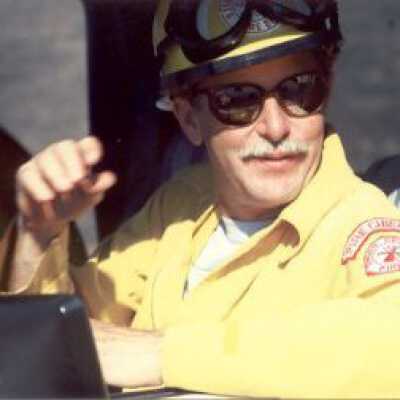 Kendrick Rand in Fire Truck