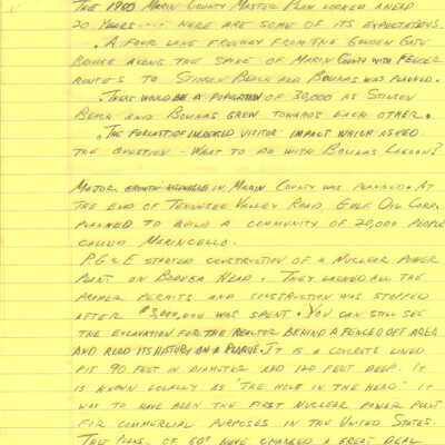 A Short History of Bolinas Habor Disyrict