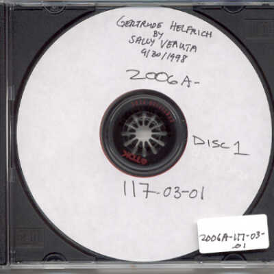 Oral History of Gertrude Helfrich