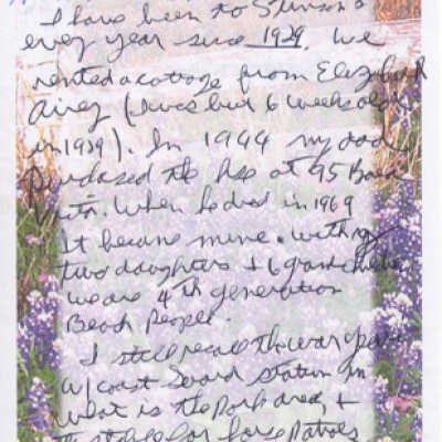 Letter from Keith White