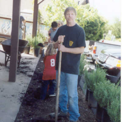 Planting Day at Community Center