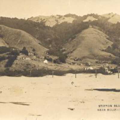 View from Beach circa 1910