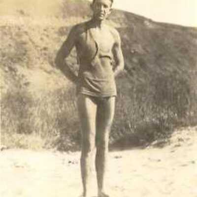 Ivan Posing on Beach